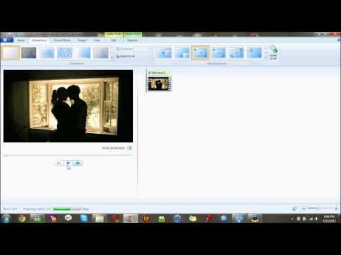 how to adjust music in movie maker