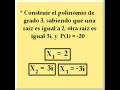 Ejercicio: Polinomios y Raices