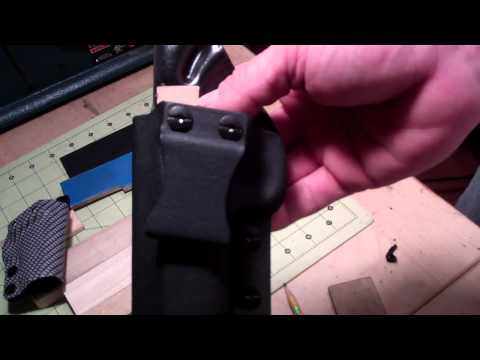how to make kydex holster belt loops
