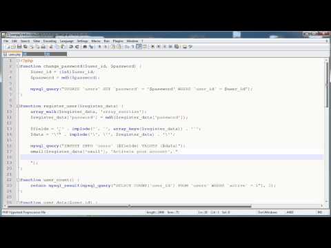 PHP Tutorials: Register & Login (Part 14): Email Activation (Part 2)_Php,Java,SQL,Html szoftverfejleszt�knek. Heti legjobbak
