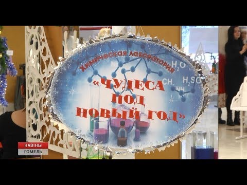 Городской новогодний утренник состоялся в Гомеле видео