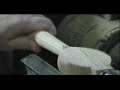 Wood Turning: Wooden Spoon (5) Outlining the Bowl