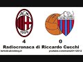 MILAN-CATANIA 4-0 - Radiocronaca di Riccardo Cucchi (6/11/2011) da Radiouno RAI
