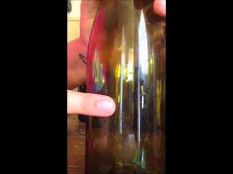 how to remove labels from wine bottles