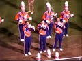 Clemson Tigers Run Down the Hill