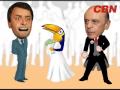 A charge do Jornal da CBN - Casamento do PSDB
