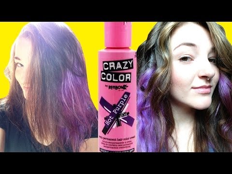 how to apply crazy colour hair dye