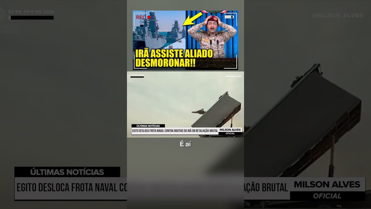 ⁠Egito desloca FROTA NAVAL contra Houthis do Irã em RETALIAÇÃO BRUTAL!!!