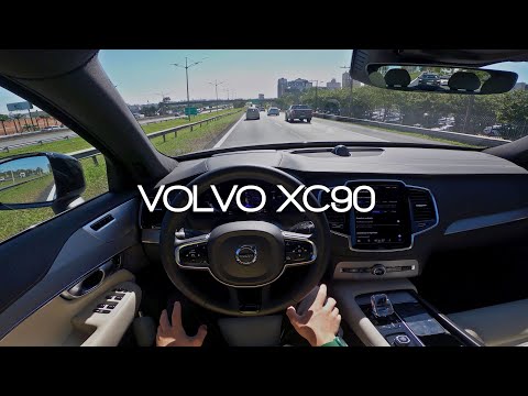 pov drive  volvo xc90 ultimate dark 2024