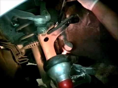 AUDI A4 TRACK ROD END REMOVAL AND REPLACING.wmv