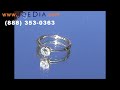 14K White Gold Diamond Solitaire Ring - JD104