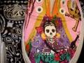 videos de hand painted aztec princess vans sneakers