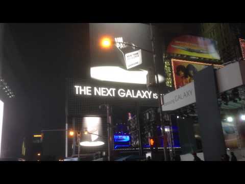 Samsung Galaxy S4 Launch Event at Times Square