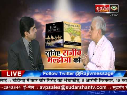 Prime Time with Rajiv Malhotra Writer of Breaking India- SudarshanNewsTV