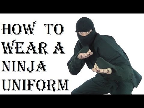 how to tie ninja belt