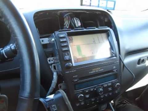 how to remove cd player from 2005 acura rl