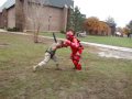 Johnny S Vang Marine Military Police OC spray training