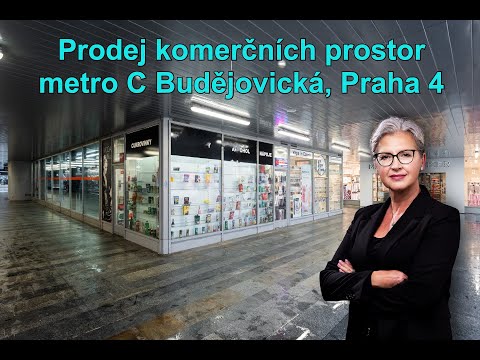 Video Prodej obchodních prostor, 19,5 m2 + 19,5  m2, OV, metro C, Budějovická, Praha 4