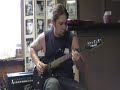 Matt Huttar jamming out an oringinal little ditty.