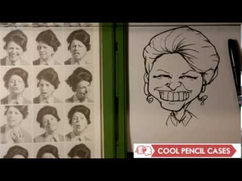 How to Draw a Caricature – Woman – Easy Pictures to Draw