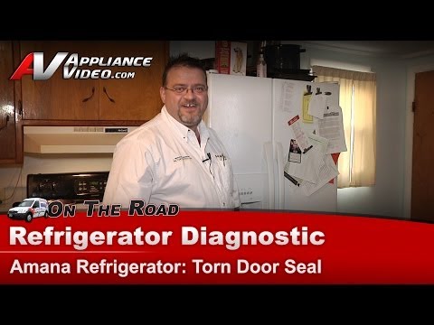 how to replace lg refrigerator door gasket