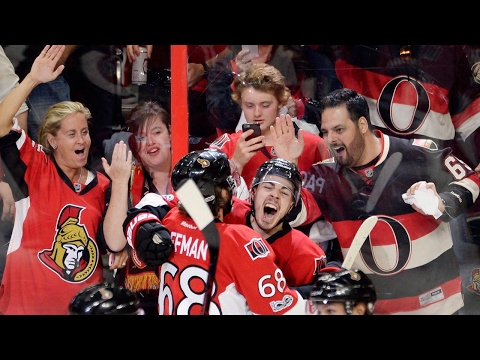 Pageau scores 4 times including OT winner to get Senators past Rangers