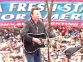 bruce springsteen performed before about 80,000 people who were there to see john kerry in madison, wi on october 28, 2004

videotaped with permission