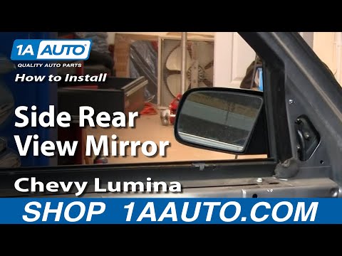 How To Install Replace Side Rear View Mirror Chevy Lumina 90-94 1AAuto.com