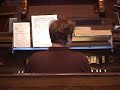 edith hanselman, organist and music director of strathroy united church, performs jeremiah clarke's 
