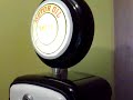 Case luminoso de miniaturas modelo bomba de gasolina 1950