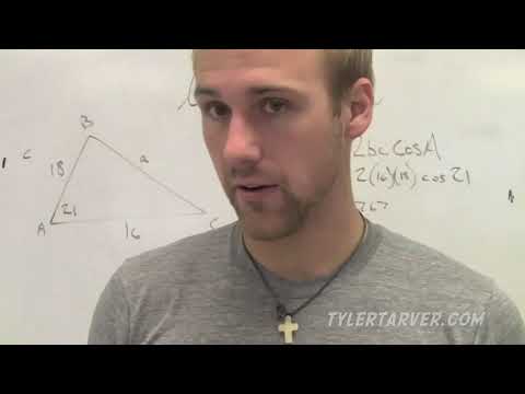 how to use the law of cosines