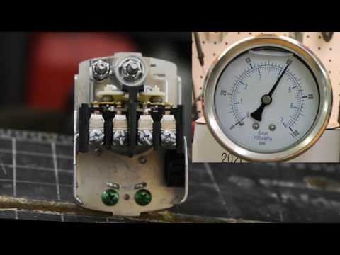 how to adjust pump pressure switch