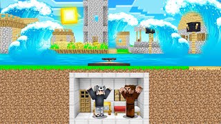 GERÇEKÇİ TSUNAMİ VS EV 😱 - Minecraft