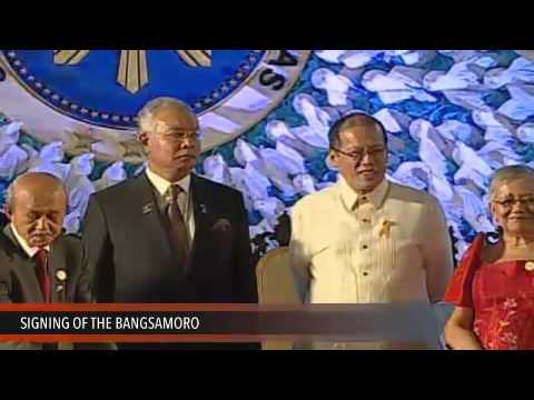 Signing of the Comprehensive Agreement on the Bangsamoro