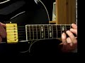 Walking bass line guitar lesson
