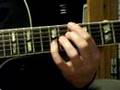 Walking bass line guitar lesson