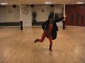 Gabriele Meurer  dances to Rolling Stones