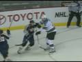 Joe Thornton vs Scott Nichol Nov 17, 2008