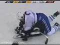 Colby Armstrong nails Saku Koivu