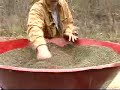 To improve soil fertility and tilth, David Dickey grows Austrian winter field peas in the rocky fields where he raises vegetables for sale at the Fayetteville Arkansas Farmers Market.