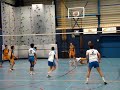 Landstede h4 volleyball spikes Zwolle Meppel Landstede h4 volleyball spikes Zwolle Meppel