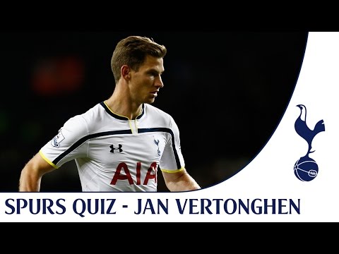 Jan Vertonghen takes the Spurs quiz