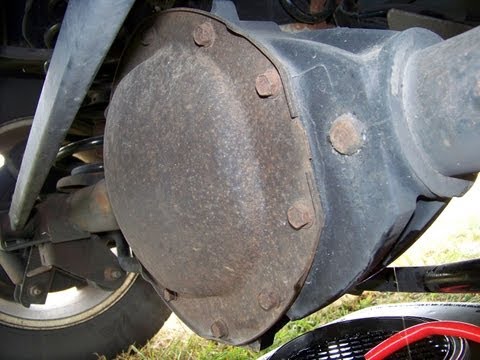 how to drain rear differential fluid