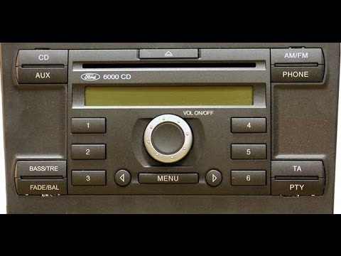 how to remove ford 6000 cd player