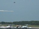 I don't know much about helicopters but I'm fairly certain this is an autorotation simulation.  Pretty cool to watch.  It was in Newport News