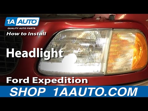 How To Install Replace Headlight Ford F150 Expedition 97-03 1AAuto.com
