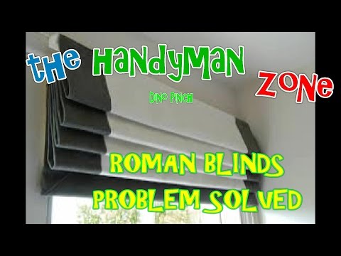 how to attach roman blind to window