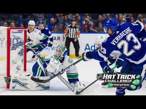 Carter Verhaeghe nets first career hat trick in Lightning rout