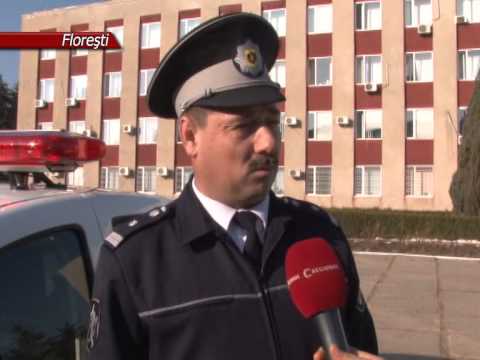 Новые полицейские машины для р на Флорешть