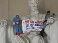 Fathers-4-Justice Plays The Lincoln Memorial